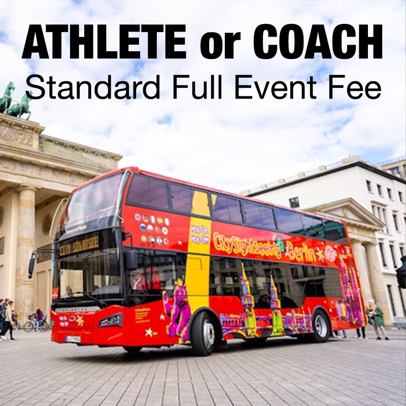 ATHLETE or COACH - Standard Full Event Fee